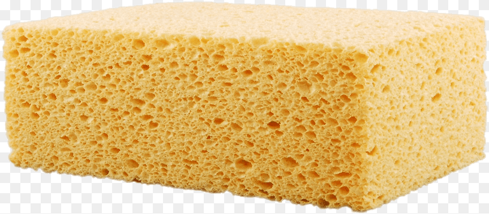 Rectangular Cleaning Sponge Sponge, Bread, Food Free Png Download