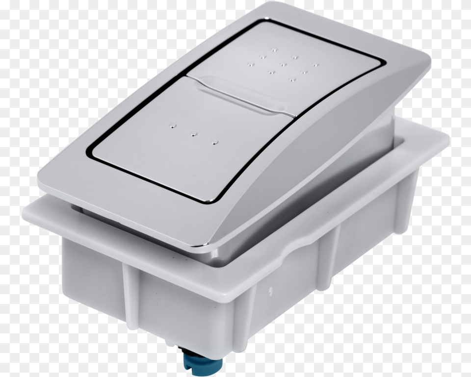 Rectangular Top Of Tank Push Button Actuator Computer Hardware, Electronics, Hardware, Electrical Device Png Image