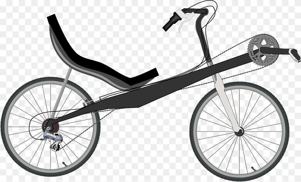 Recumbent Bicycle Motorcycle Cycling Recumbent Bike Clip Art, Machine, Spoke, Transportation, Vehicle Free Png