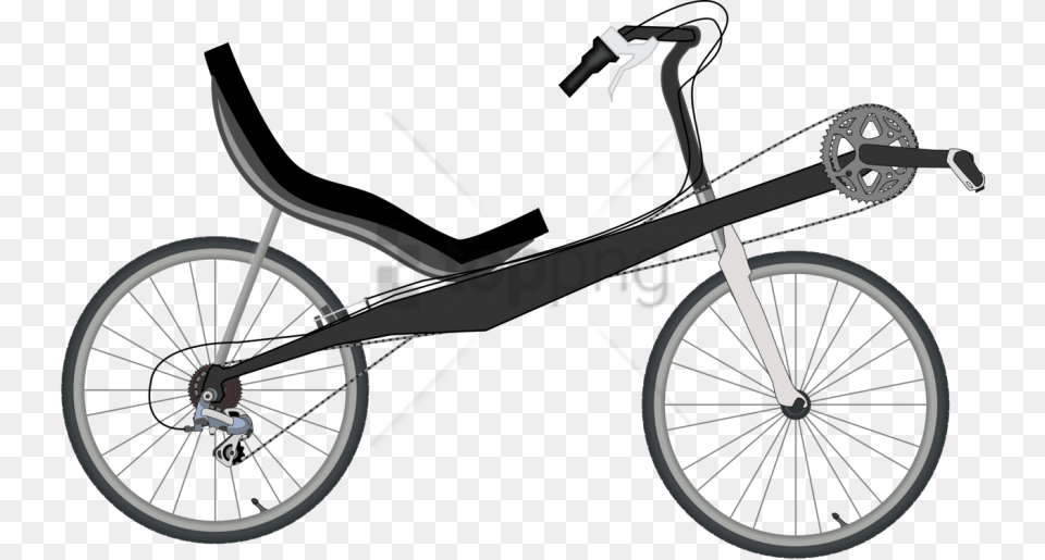 Recumbent Bike Image With Recumbent Bike Clip Art, Machine, Spoke, Bicycle, Transportation Free Transparent Png
