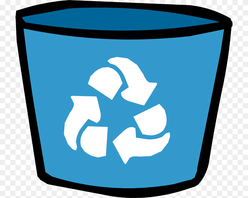 Recycle Bin Club Penguin Wiki The, Recycling Symbol, Symbol, Blackboard Png