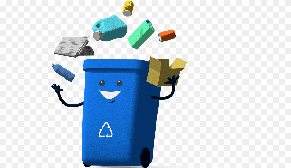 Recycle Bin Juggling Recyclables Cincinnati Recycle Png Image