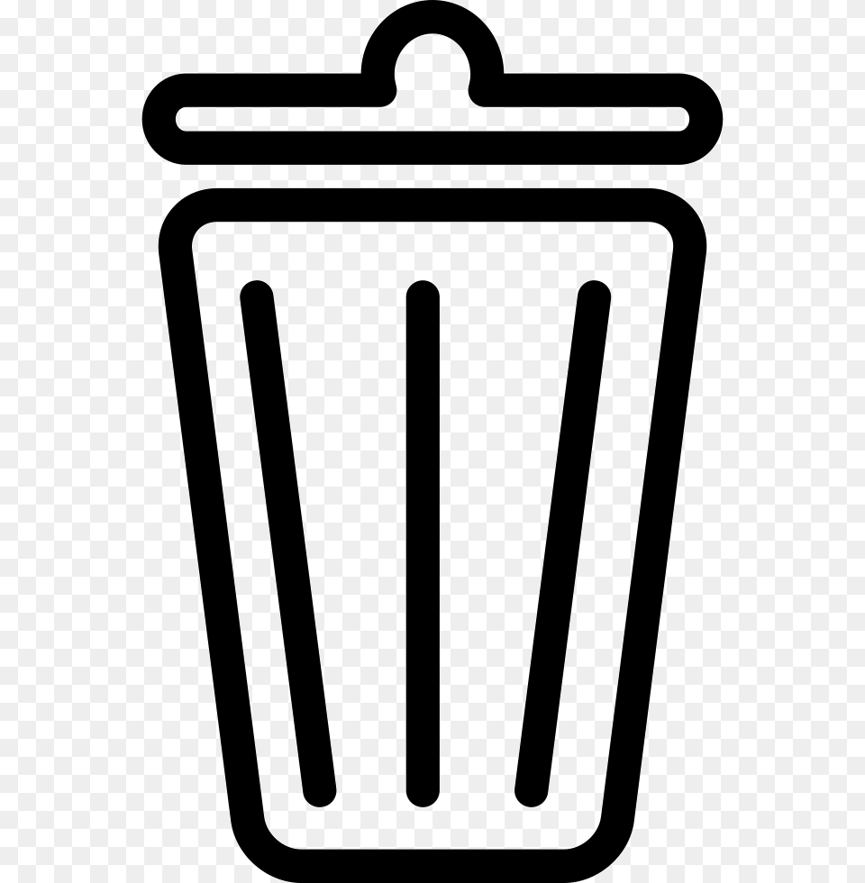 Recycle Bin Outline Bin Outline, Stencil, Basket, Blade, Razor Free Png Download