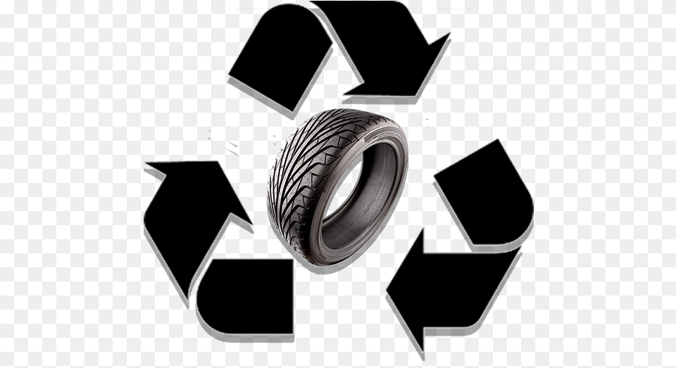Recycle Bin Plastic Logo, Tire, Recycling Symbol, Symbol, Wheel Free Png Download