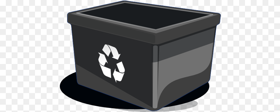 Recycle Bin Svg Clip Arts Black Recycle Bin Clipart, Recycling Symbol, Symbol Free Png Download