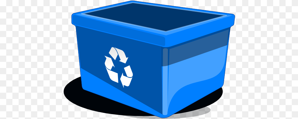 Recycle Bin Svg Clip Arts Blue Recycling Bin Clipart, Recycling Symbol, Symbol, Mailbox Free Png Download