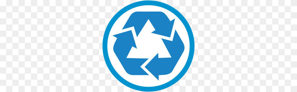 Recycle Blue Icon, Recycling Symbol, Symbol, First Aid Free Transparent Png