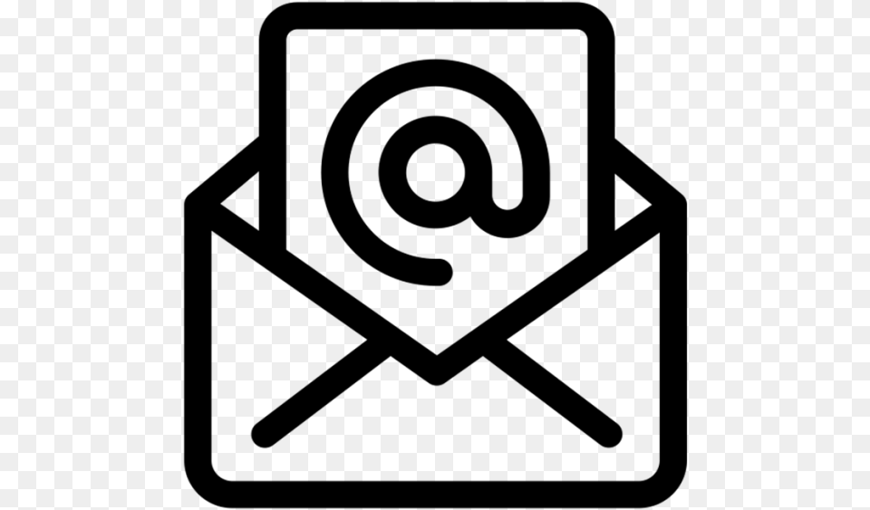 Recycle Clipart Black And White Open Envelope Icon White, Gray Png Image