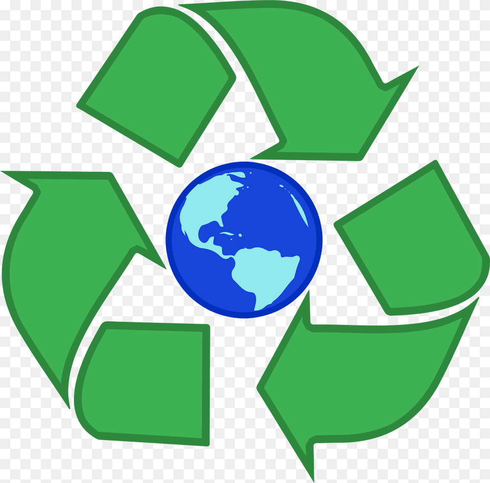 Recycle Earth Clipart, Recycling Symbol, Symbol, Disk Free Png