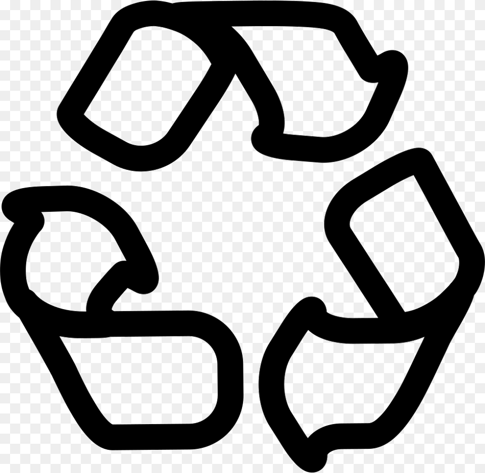 Recycle Logo, Recycling Symbol, Symbol, Smoke Pipe, Stencil Free Png Download