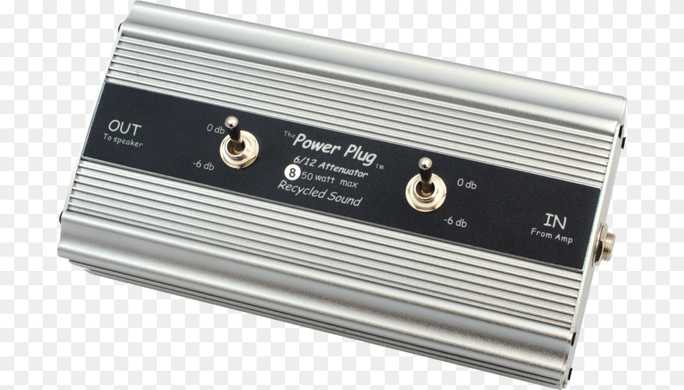 Recycled Sound Power Plug 6 12 6db Or 12db Attenuator Recycled Sound, Amplifier, Electronics, Hardware, Modem Free Png Download