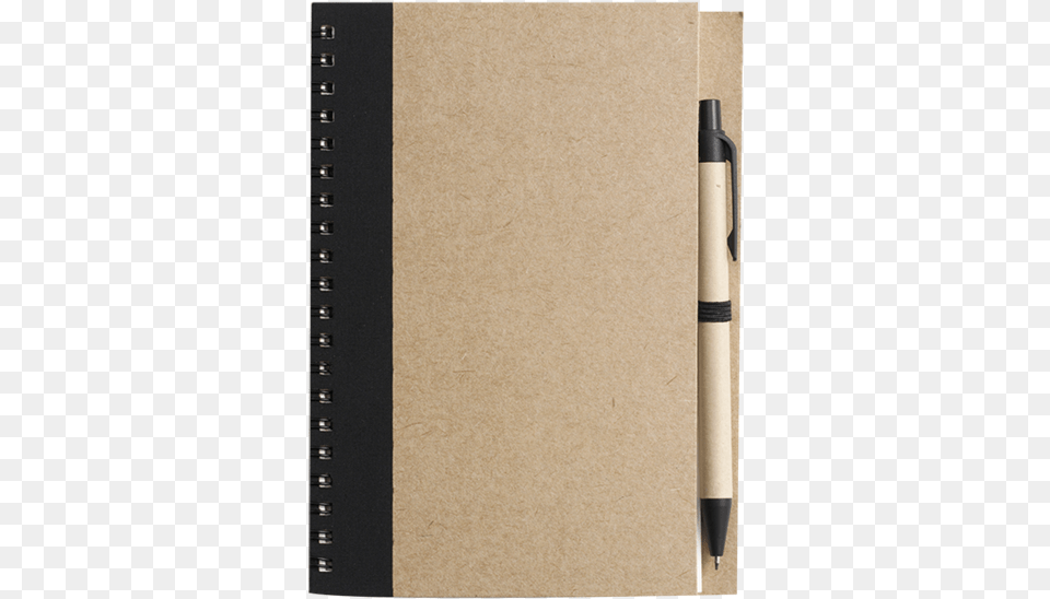 Recycled Spiral Notebook And Pen Bf2715 Vertical Notepad With Pen, Diary Free Transparent Png