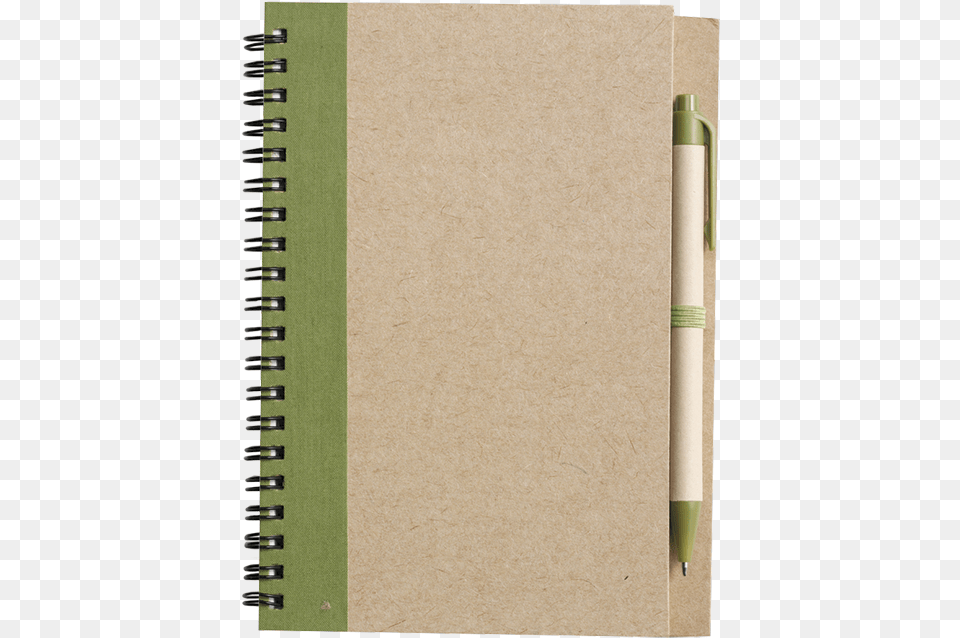 Recycled Spiral Notebook And Pen Eco Notebooks, Diary, Page, Text Free Transparent Png