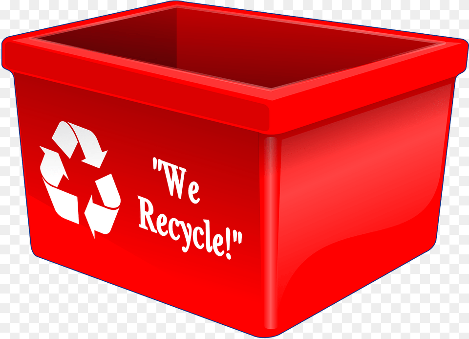 Recycling Bin Sign Empty Symbol Waste Clean Red Recycling Bin, Recycling Symbol, Mailbox Png Image