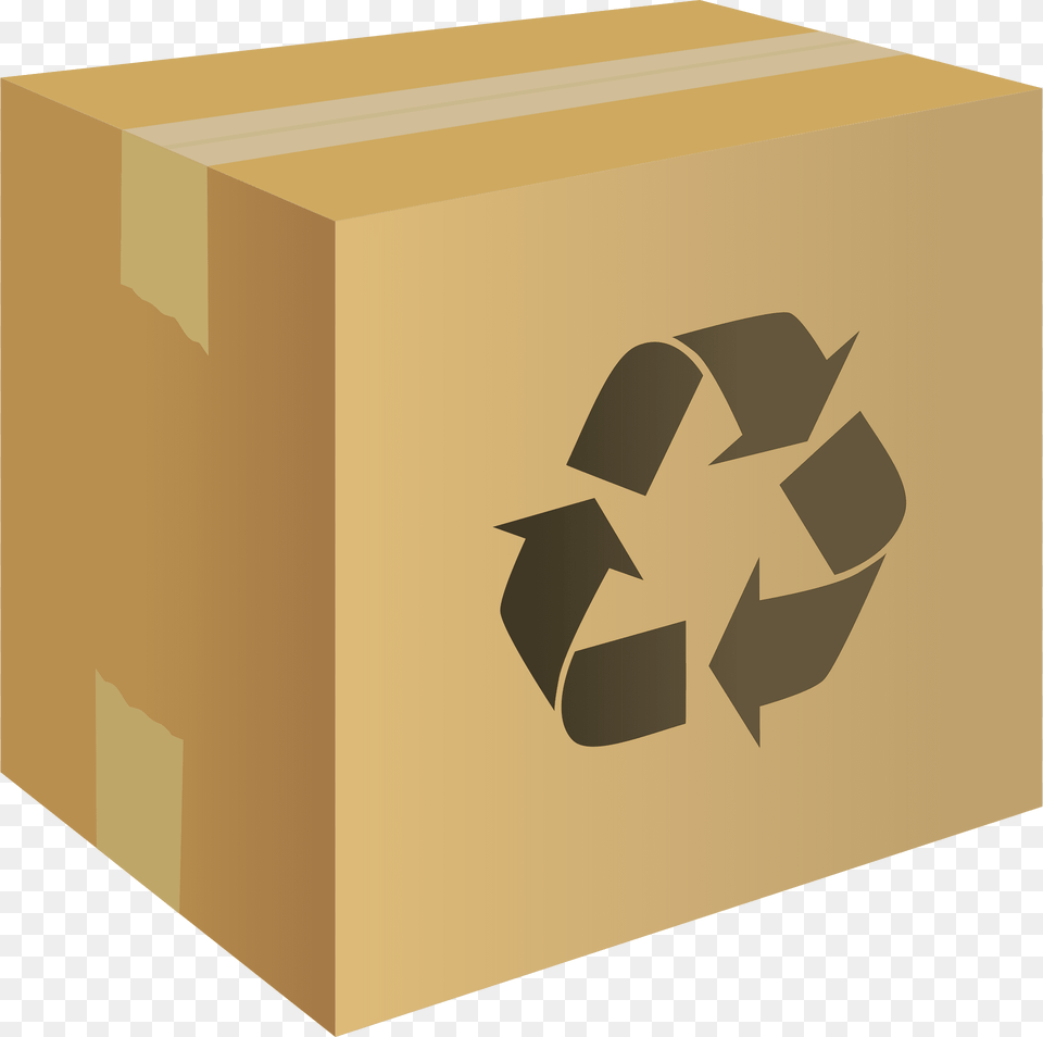 Recycling Clipart, Recycling Symbol, Symbol, Box, Cardboard Png