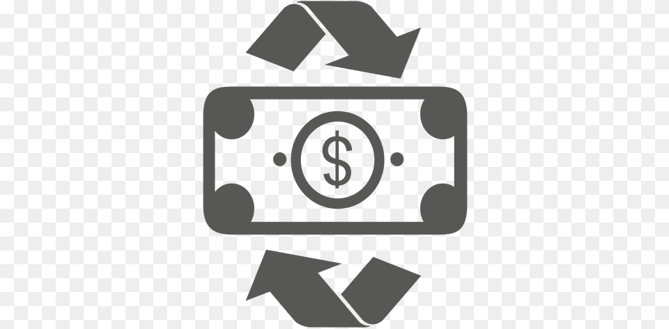 Recycling Dollar Bill Icon Language, Recycling Symbol, Symbol, Car, Transportation Free Png Download