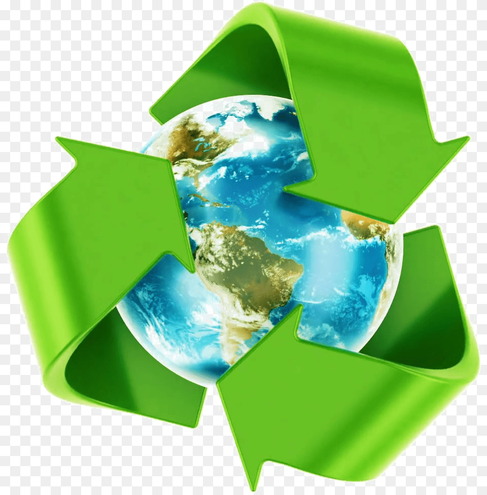 Recycling Earth Download Transparent Recycling World Symbol, Recycling Symbol Png