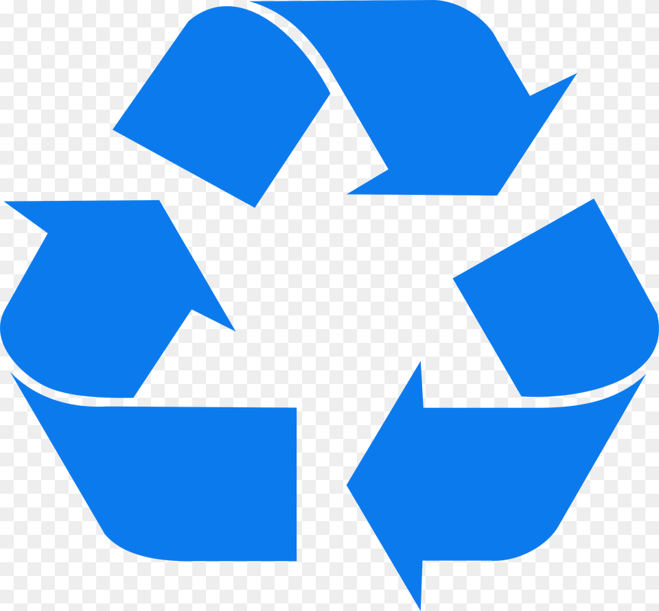 Recycling Logo Blue Recycle Icon, Recycling Symbol, Symbol, Cross Free Transparent Png