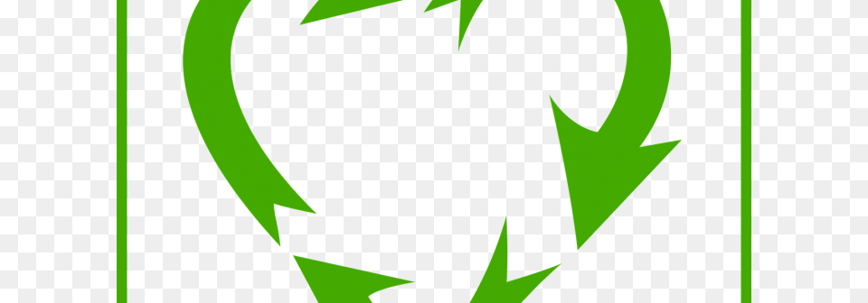 Recycling Logo Heart, Recycling Symbol, Symbol, Green Png Image