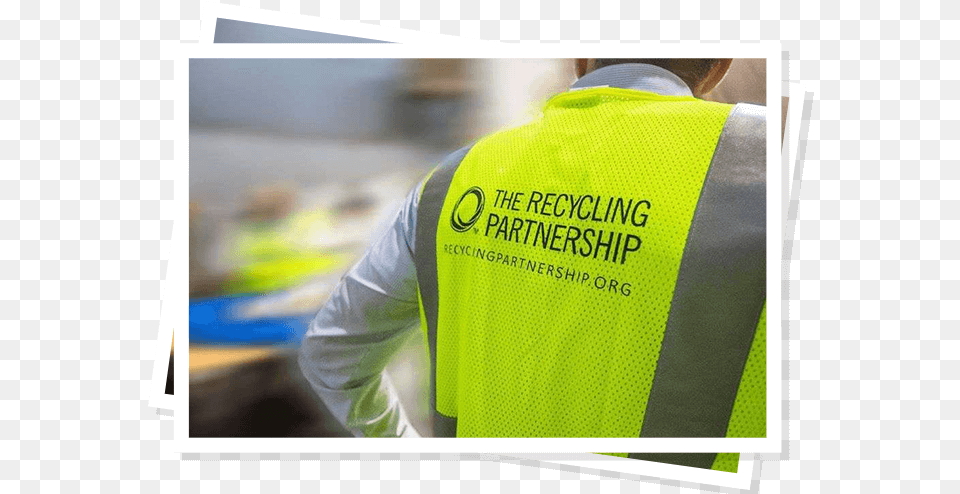 Recycling Partnership Display Advertising, Clothing, Coat, Lifejacket, Vest Free Transparent Png