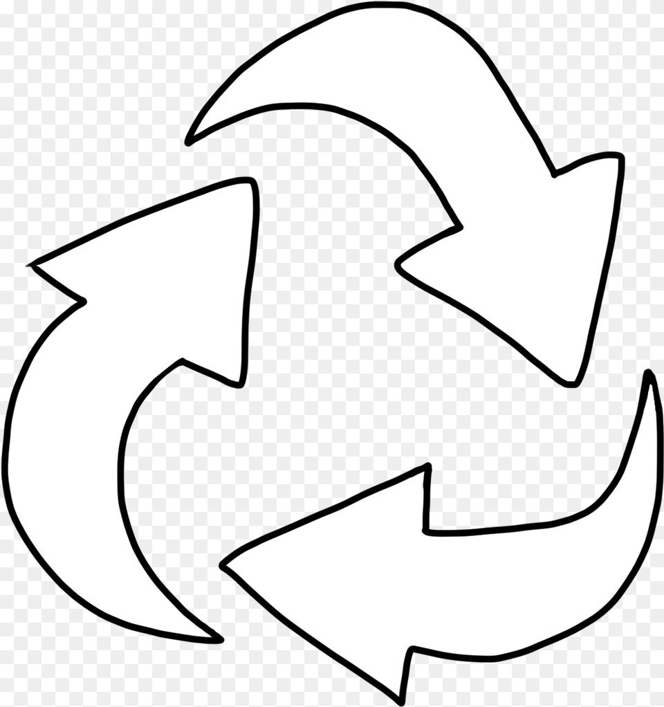 Recycling Symbol As Tree Coloring, Recycling Symbol, Animal, Fish, Sea Life Png
