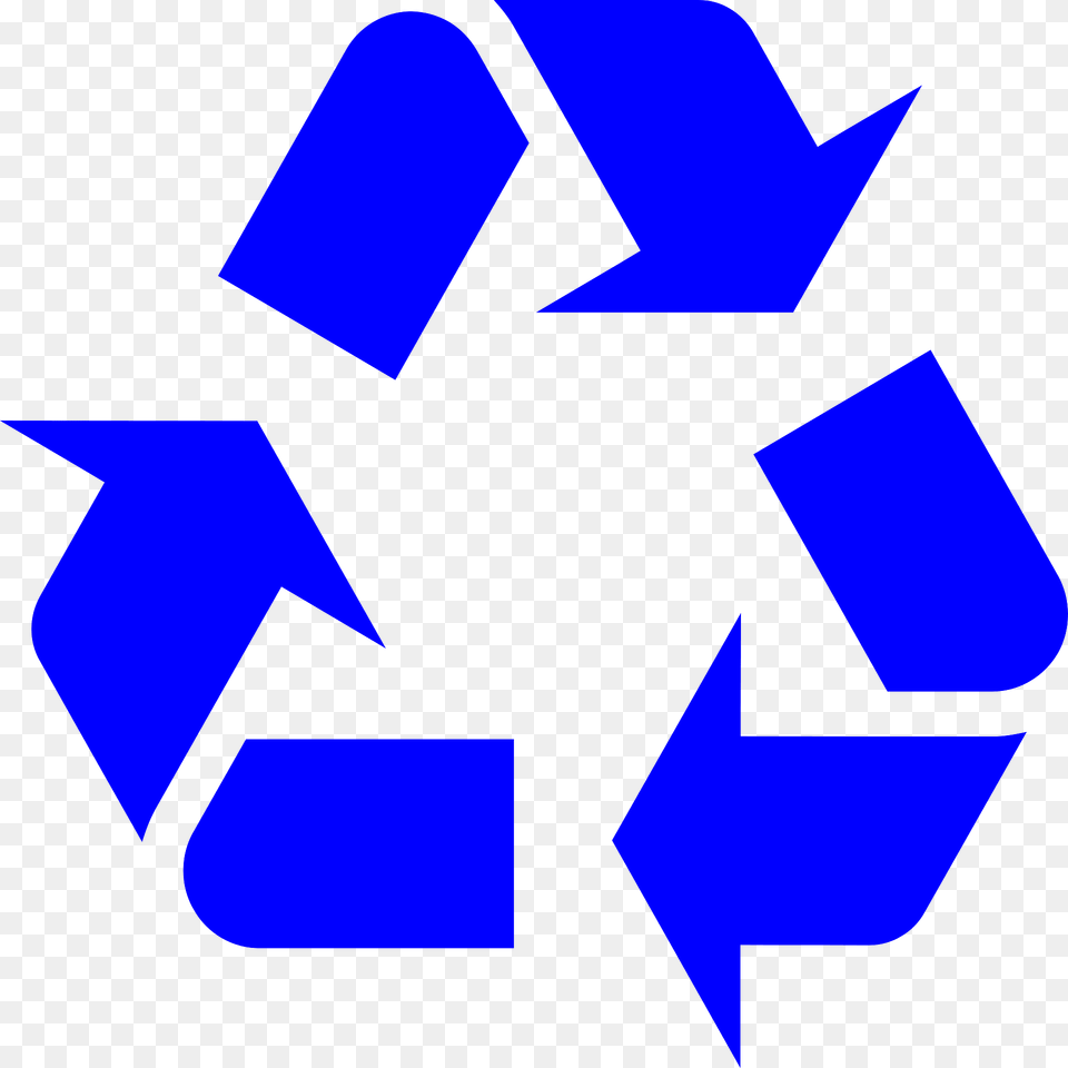 Recycling Symbol Blue Clipart, Recycling Symbol Free Png