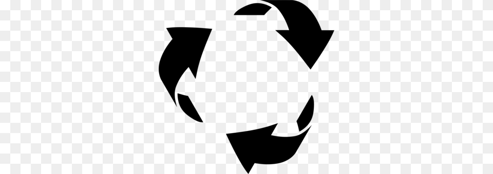 Recycling Symbol Logo Reuse Recycling Bin, Gray Png