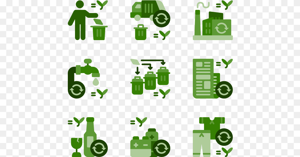 Recycling Waste, Green, Recycling Symbol, Symbol, Person Free Png Download