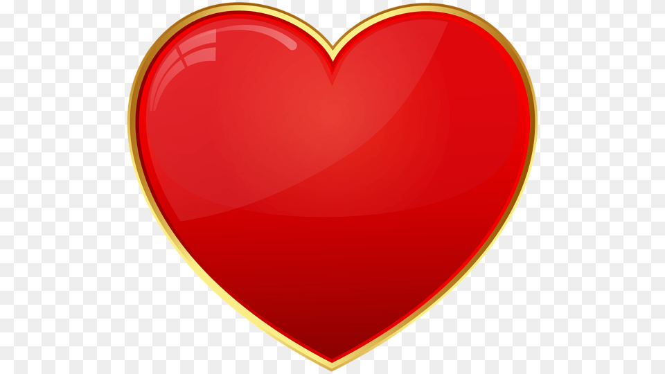 Red, Heart, Disk Free Png