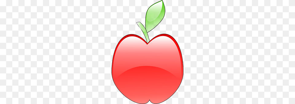 Red Apple, Food, Fruit, Plant Free Png