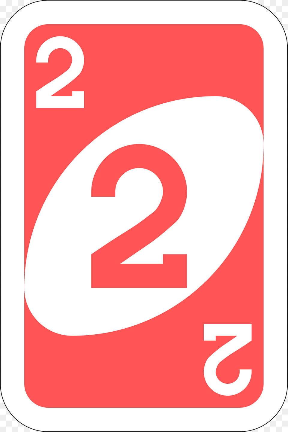 Red 2 Card Clipart, Number, Symbol, Text, First Aid Png Image