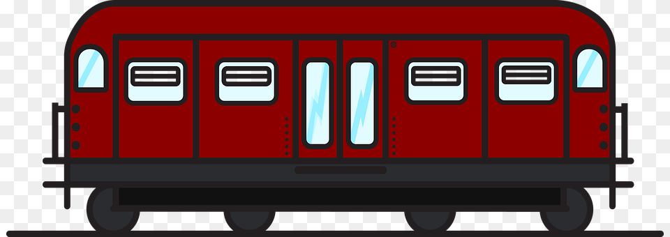 Red Railway, Train, Transportation, Vehicle Free Transparent Png