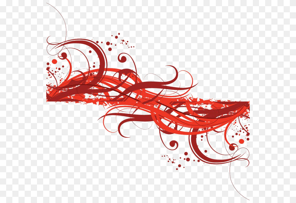 Red Abstract Lines Image Red Abstract Line, Art, Floral Design, Graphics, Pattern Png