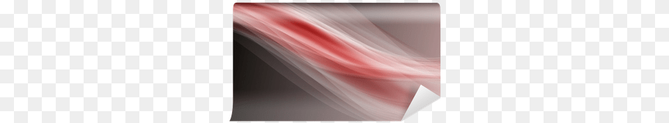 Red Abstract Waves With White Glare Vector Wall Mural Placemat, Art, Graphics, Flare, Light Png