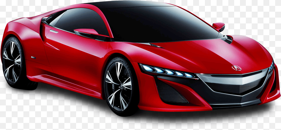 Red Acura Nsx Front View Car Image Acura Nsx Concept, Wheel, Vehicle, Coupe, Machine Free Png Download