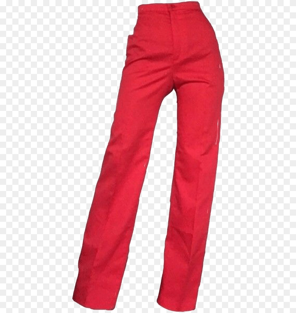 Red Aesthetic Pants, Clothing, Jeans, Coat Png