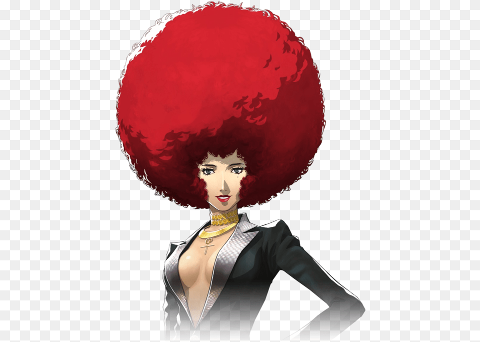 Red Afro Tumblr Google Search Red Afro Cool Art Jada Catherine Full Body Astaroth, Woman, Adult, Person, Female Png