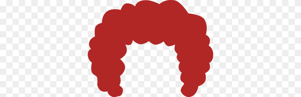 Red Afro Wigs Clipart, Berry, Food, Fruit, Plant Png Image