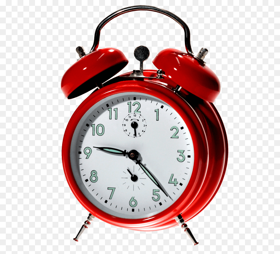 Red Alarm Clock, Alarm Clock Png