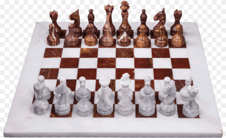 Red Amp White Marble Chess Set, Game Free Transparent Png