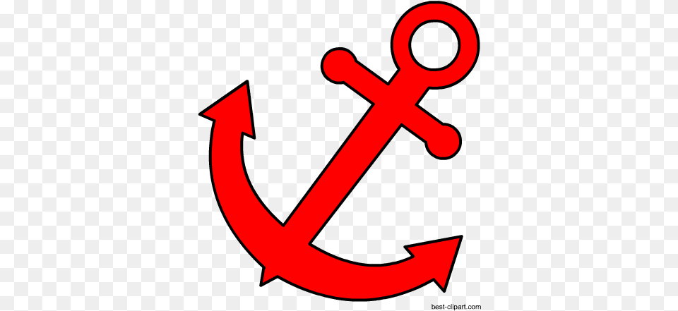 Red Anchor Cip Art Image Background Anchor Clipart, Electronics, Hardware, Hook, Smoke Pipe Free Png