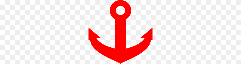 Red Anchor Icon, Logo, Maroon Png Image