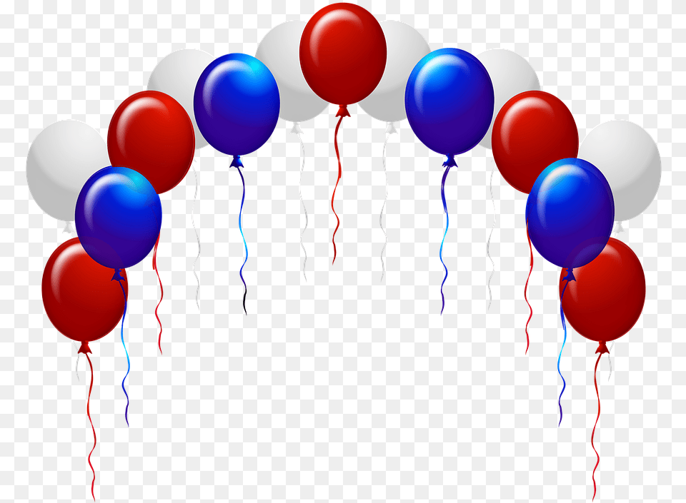 Red And Blue Balloons, Balloon Free Png Download