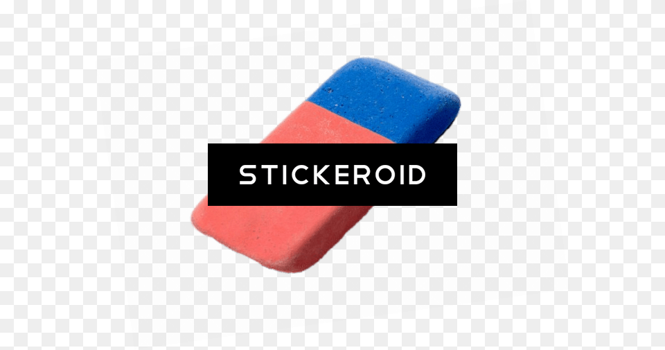 Red And Blue Eraser Electric Blue, Rubber Eraser Free Png Download