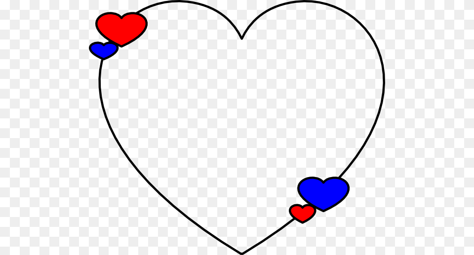 Red And Blue Heart, Balloon, Bow, Weapon Free Png Download