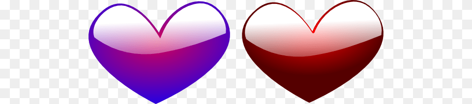 Red And Blue Hearts Clip Arts For Web, Heart Free Png Download