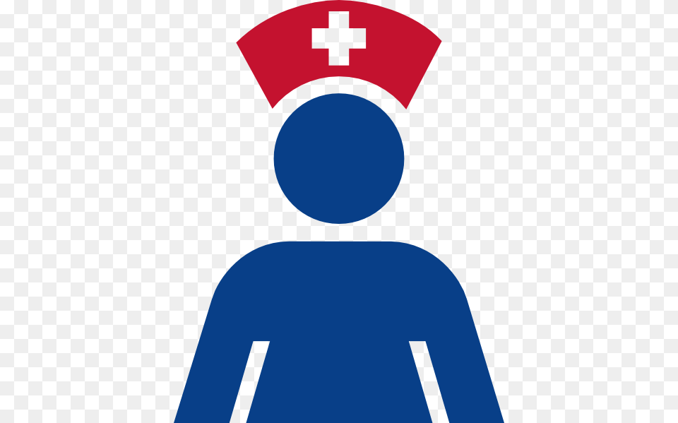 Red And Blue Nurse Icon Clip Art Nurse Blue, Logo, First Aid Free Png