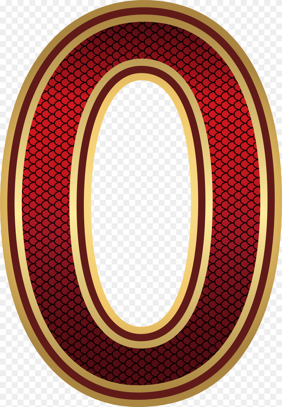 Red And Gold Number Zero Red Amp Gold Number, Home Decor, Rug, Disk Free Transparent Png