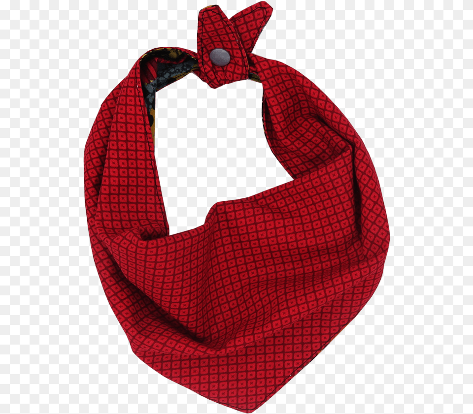 Red And Gold Serengeti Tie Snap Reversible Bandana Scarf, Accessories, Bag, Handbag, Formal Wear Png Image