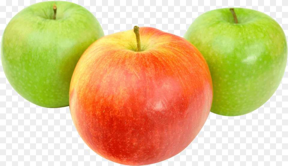 Red And Green Apple Image Red And Green Apple, Food, Fruit, Plant, Produce Png